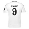 Camiseta de fútbol Real Madrid Mbappé 9 Primera Equipación 2024-25 - Hombre